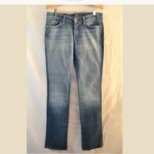 7 For All Mankind KALE Straight Leg Jeans Size  28